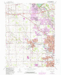 Trotwood Ohio Historical topographic map, 1:24000 scale, 7.5 X 7.5 Minute, Year 1965