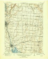Troy Ohio Historical topographic map, 1:62500 scale, 15 X 15 Minute, Year 1914