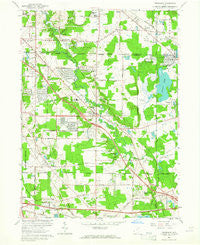Twinsburg Ohio Historical topographic map, 1:24000 scale, 7.5 X 7.5 Minute, Year 1963