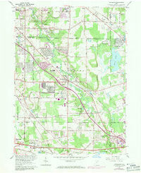 Twinsburg Ohio Historical topographic map, 1:24000 scale, 7.5 X 7.5 Minute, Year 1963