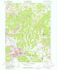 Uhrichsville Ohio Historical topographic map, 1:24000 scale, 7.5 X 7.5 Minute, Year 1961