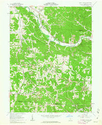 Union Furnace Ohio Historical topographic map, 1:24000 scale, 7.5 X 7.5 Minute, Year 1961
