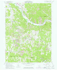 Union Furnace Ohio Historical topographic map, 1:24000 scale, 7.5 X 7.5 Minute, Year 1961