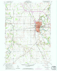 Upper Sandusky Ohio Historical topographic map, 1:24000 scale, 7.5 X 7.5 Minute, Year 1960