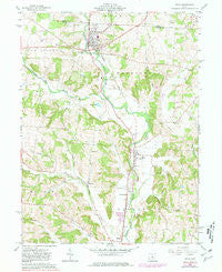 Utica Ohio Historical topographic map, 1:24000 scale, 7.5 X 7.5 Minute, Year 1961