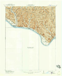 Vanceburg Kentucky Historical topographic map, 1:62500 scale, 15 X 15 Minute, Year 1919