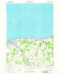 Vermilion East Ohio Historical topographic map, 1:24000 scale, 7.5 X 7.5 Minute, Year 1959