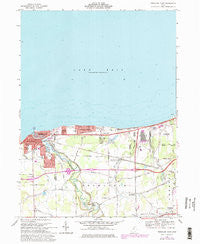 Vermilion East Ohio Historical topographic map, 1:24000 scale, 7.5 X 7.5 Minute, Year 1969