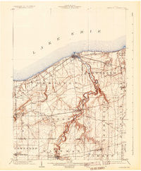 Vermilion Ohio Historical topographic map, 1:62500 scale, 15 X 15 Minute, Year 1903