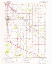 Walbridge Ohio Historical topographic map, 1:24000 scale, 7.5 X 7.5 Minute, Year 1965
