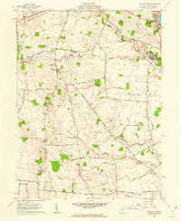 Walnut Run Ohio Historical topographic map, 1:24000 scale, 7.5 X 7.5 Minute, Year 1961