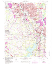 Warren Ohio Historical topographic map, 1:24000 scale, 7.5 X 7.5 Minute, Year 1959