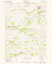 Watson Ohio Historical topographic map, 1:24000 scale, 7.5 X 7.5 Minute, Year 1960