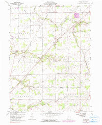 Watson Ohio Historical topographic map, 1:24000 scale, 7.5 X 7.5 Minute, Year 1960