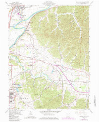 Waverly South Ohio Historical topographic map, 1:24000 scale, 7.5 X 7.5 Minute, Year 1961