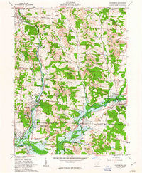 Waynesburg Ohio Historical topographic map, 1:24000 scale, 7.5 X 7.5 Minute, Year 1961
