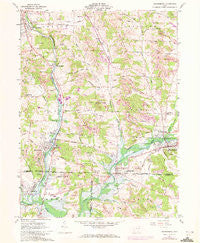 Waynesburg Ohio Historical topographic map, 1:24000 scale, 7.5 X 7.5 Minute, Year 1961