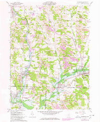 Waynesburg Ohio Historical topographic map, 1:24000 scale, 7.5 X 7.5 Minute, Year 1961