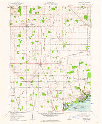 Waynesfield Ohio Historical topographic map, 1:24000 scale, 7.5 X 7.5 Minute, Year 1961