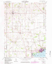 Waynesfield Ohio Historical topographic map, 1:24000 scale, 7.5 X 7.5 Minute, Year 1961