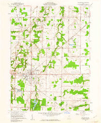 Wellington Ohio Historical topographic map, 1:24000 scale, 7.5 X 7.5 Minute, Year 1960