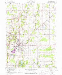 Wellington Ohio Historical topographic map, 1:24000 scale, 7.5 X 7.5 Minute, Year 1960