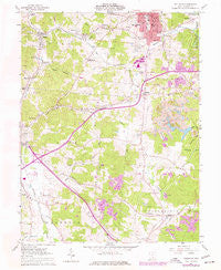 Wellston Ohio Historical topographic map, 1:24000 scale, 7.5 X 7.5 Minute, Year 1961