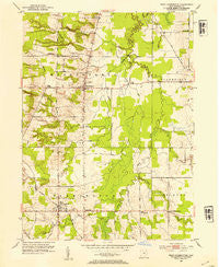 West Farmington Ohio Historical topographic map, 1:24000 scale, 7.5 X 7.5 Minute, Year 1952