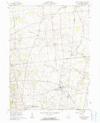 West Mansfield Ohio Historical topographic map, 1:24000 scale, 7.5 X 7.5 Minute, Year 1961