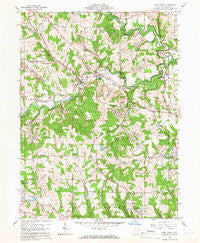 West Point Ohio Historical topographic map, 1:24000 scale, 7.5 X 7.5 Minute, Year 1960