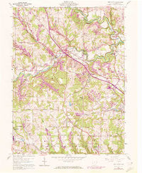 West Point Ohio Historical topographic map, 1:24000 scale, 7.5 X 7.5 Minute, Year 1960