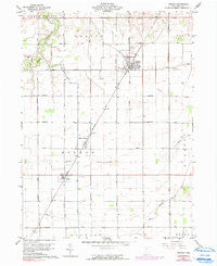 Weston Ohio Historical topographic map, 1:24000 scale, 7.5 X 7.5 Minute, Year 1960