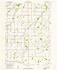 Wetsel Ohio Historical topographic map, 1:24000 scale, 7.5 X 7.5 Minute, Year 1960