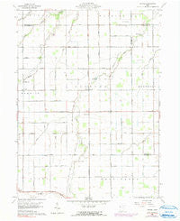 Wetsel Ohio Historical topographic map, 1:24000 scale, 7.5 X 7.5 Minute, Year 1960