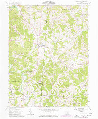 Wilkesville Ohio Historical topographic map, 1:24000 scale, 7.5 X 7.5 Minute, Year 1961