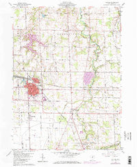 Willard Ohio Historical topographic map, 1:24000 scale, 7.5 X 7.5 Minute, Year 1960