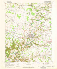 Williamsburg Ohio Historical topographic map, 1:24000 scale, 7.5 X 7.5 Minute, Year 1968