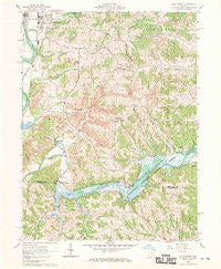 Wills Creek Ohio Historical topographic map, 1:24000 scale, 7.5 X 7.5 Minute, Year 1962