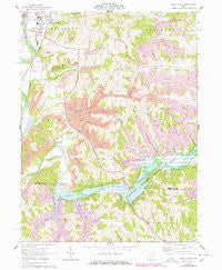 Wills Creek Ohio Historical topographic map, 1:24000 scale, 7.5 X 7.5 Minute, Year 1962