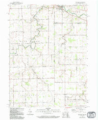 Willshire Ohio Historical topographic map, 1:24000 scale, 7.5 X 7.5 Minute, Year 1960