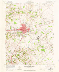 Wilmington Ohio Historical topographic map, 1:24000 scale, 7.5 X 7.5 Minute, Year 1961