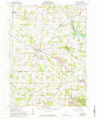 Wilmot Ohio Historical topographic map, 1:24000 scale, 7.5 X 7.5 Minute, Year 1961