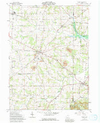 Wilmot Ohio Historical topographic map, 1:24000 scale, 7.5 X 7.5 Minute, Year 1961
