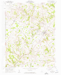 Winchester Ohio Historical topographic map, 1:24000 scale, 7.5 X 7.5 Minute, Year 1961