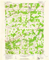 Windham Ohio Historical topographic map, 1:24000 scale, 7.5 X 7.5 Minute, Year 1959