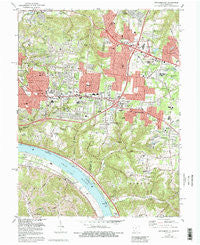 Withamsville Ohio Historical topographic map, 1:24000 scale, 7.5 X 7.5 Minute, Year 1983
