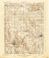 Wooster Ohio Historical topographic map, 1:62500 scale, 15 X 15 Minute, Year 1903