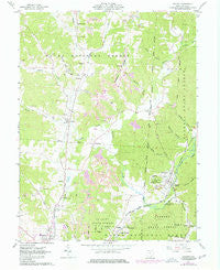Zaleski Ohio Historical topographic map, 1:24000 scale, 7.5 X 7.5 Minute, Year 1961