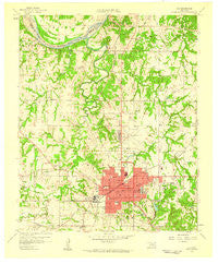 Ada Oklahoma Historical topographic map, 1:24000 scale, 7.5 X 7.5 Minute, Year 1958