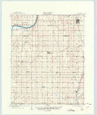 Agra Oklahoma Historical topographic map, 1:62500 scale, 15 X 15 Minute, Year 1908